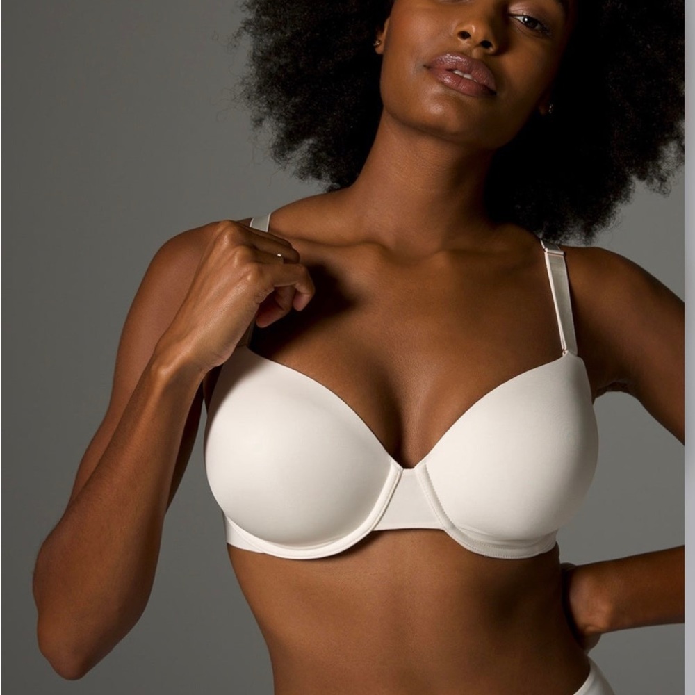 Soma IVORY VANISHING 360 Perfect Coverage Bra 44D NWT